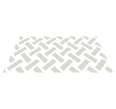 Chevron-patroon vinyl tapijt geometrisch - TenStickers