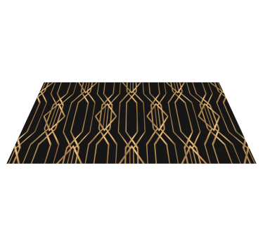 Art deco-elegantie vinyl tapijt geometrisch - TenStickers