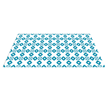 Diamant motief vinyl tapijt geometrisch - TenStickers
