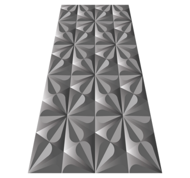 Geometrische symmetrie vinyl tapijt geometrisch - TenStickers
