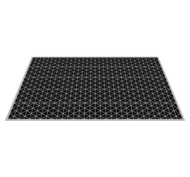 Geometrisch patroonensemble Geometrische vinyl vloerkleed - TenStickers