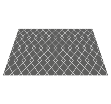 Elegante diamantarrangement vinyl tapijt geometrisch - TenStickers