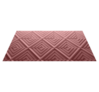 Chevron-gestructureerd oppervlak vinyl tapijt geometrisch - TenStickers
