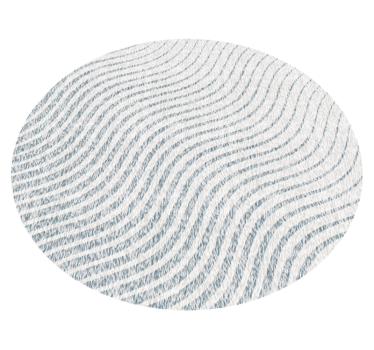 Zachte golfpatronen vinyl tapijt woonkamer - TenStickers