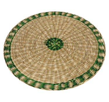 Geweven ronde structuur vinyl tapijt met texturen - TenStickers
