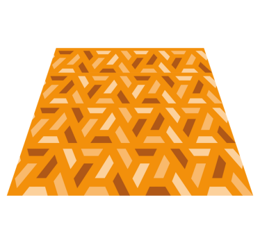 Moderne geometrische Vinyl tapijt woonkamer - TenStickers