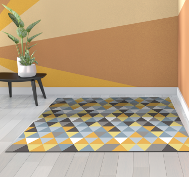 Scandinavisch vinyl vloerkleed in pastelkleuren - TenStickers