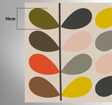 Kleurrijke bolpatronen vinyl tapijt geometrisch - TenStickers