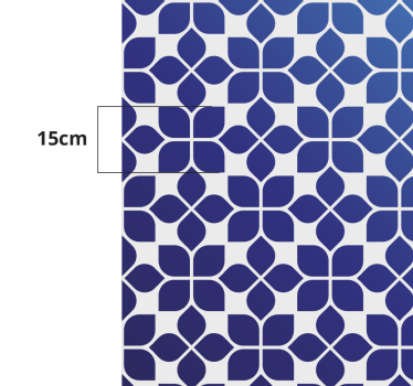 Geometrische tegels vinyl tapijt  - TenStickers