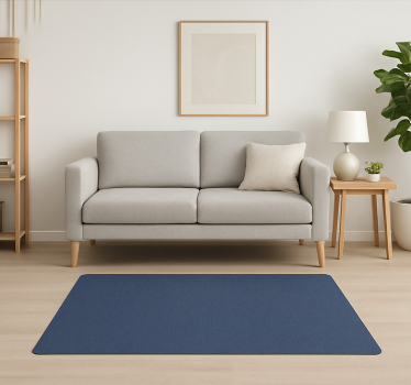 Blauw stofeffect vinyl tapijt woonkamer - TenStickers