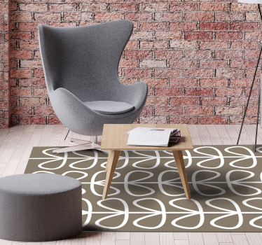 Geometrisch luspatroon Geometrische vinyl vloerkleed - TenStickers