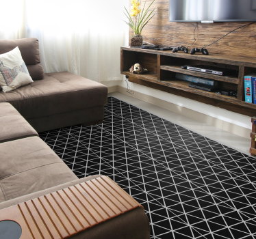 Geometrisch patroonensemble Geometrische vinyl vloerkleed - TenStickers