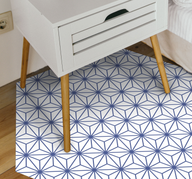 Geometrische sterpatronen vinyl tapijt geometrisch - TenStickers