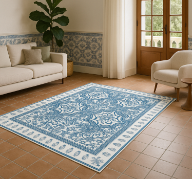 majorica portugees vinyl tapijt woonkamer - TenStickers