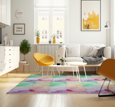 Ramblas tegels Vinyl tapijt woonkamer - TenStickers