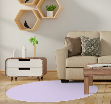 Lavendel kleur vinyl tapijt - TenStickers