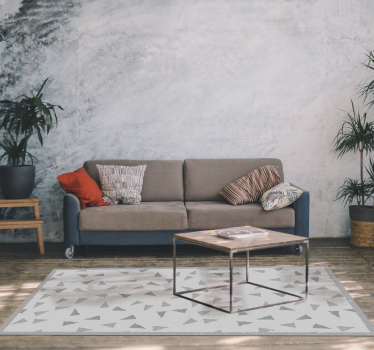 Vinyl tapijt geometrisch driehoekige componenten - TenStickers