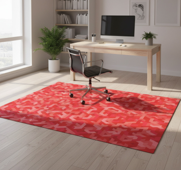 Vinyl tapijt geometrisch ingewikkelde configuratie - TenStickers