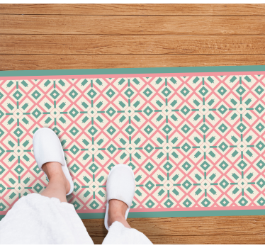 Vinyl tapijt geometrisch levendig idee - TenStickers