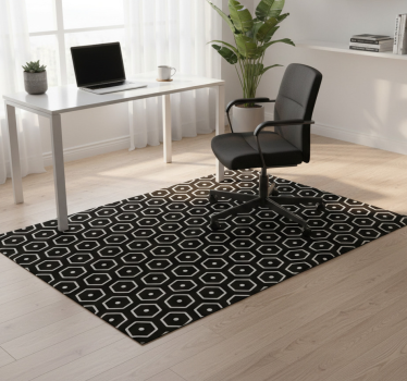 Vinyl tapijt geometrisch minimalistisch patroon - TenStickers