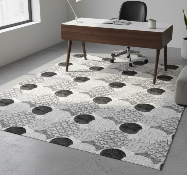 Vinyl tapijt geometrisch oosters geometrisch patroon - TenStickers