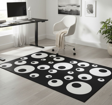 Vinyl tapijt geometrisch waterparels - TenStickers