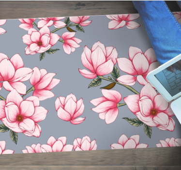 Vinyl tapijt Bloemen en planten Boom mooie magnolia - TenStickers