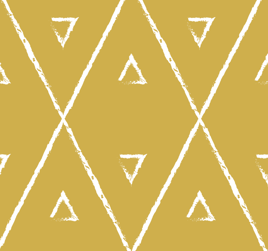 Geometrisch ruitpatroon vinyl tapijt geel - TenStickers