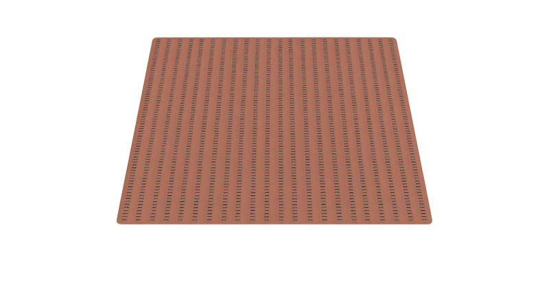 Streepjeslijn ontwerp buitenvinyltapijt - TenStickers