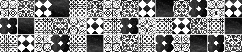 Cementine ardesia vinyl tapijt tegels - TenStickers