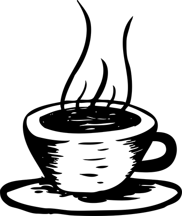 Vinyl vloerkleed keuken koffie met melk - TenStickers