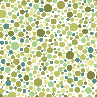 Vinyl tapijt eetkamer groene stippen - TenStickers