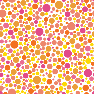 Vinyl tapijt eetkamer warme bubbels - TenStickers