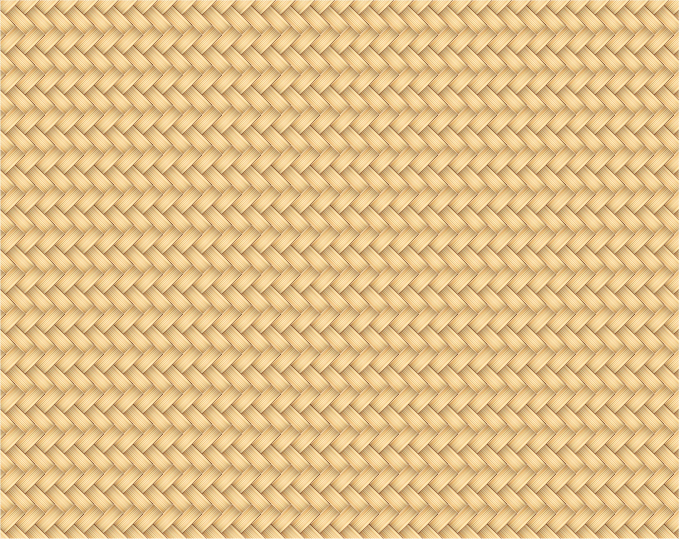 Vinyl tapijt eetkamer wicker - TenStickers