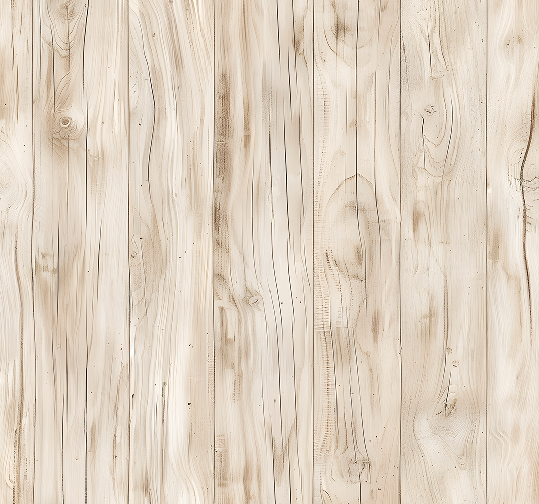 Vinyl tapijt eetkamer licht hout voor tafel - TenStickers