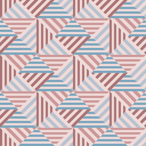 Vinyl tapijt eetkamer abstracte geometrie - TenStickers