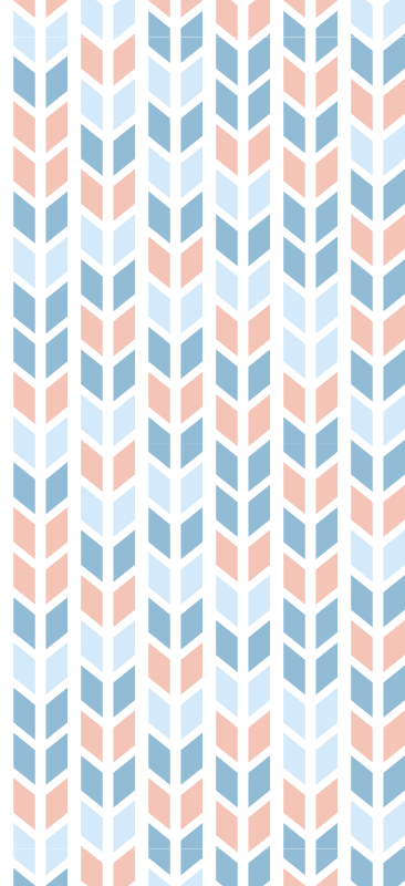 Vinyl vloerkleed keuken nordic stijlen verticale pijlen - TenStickers