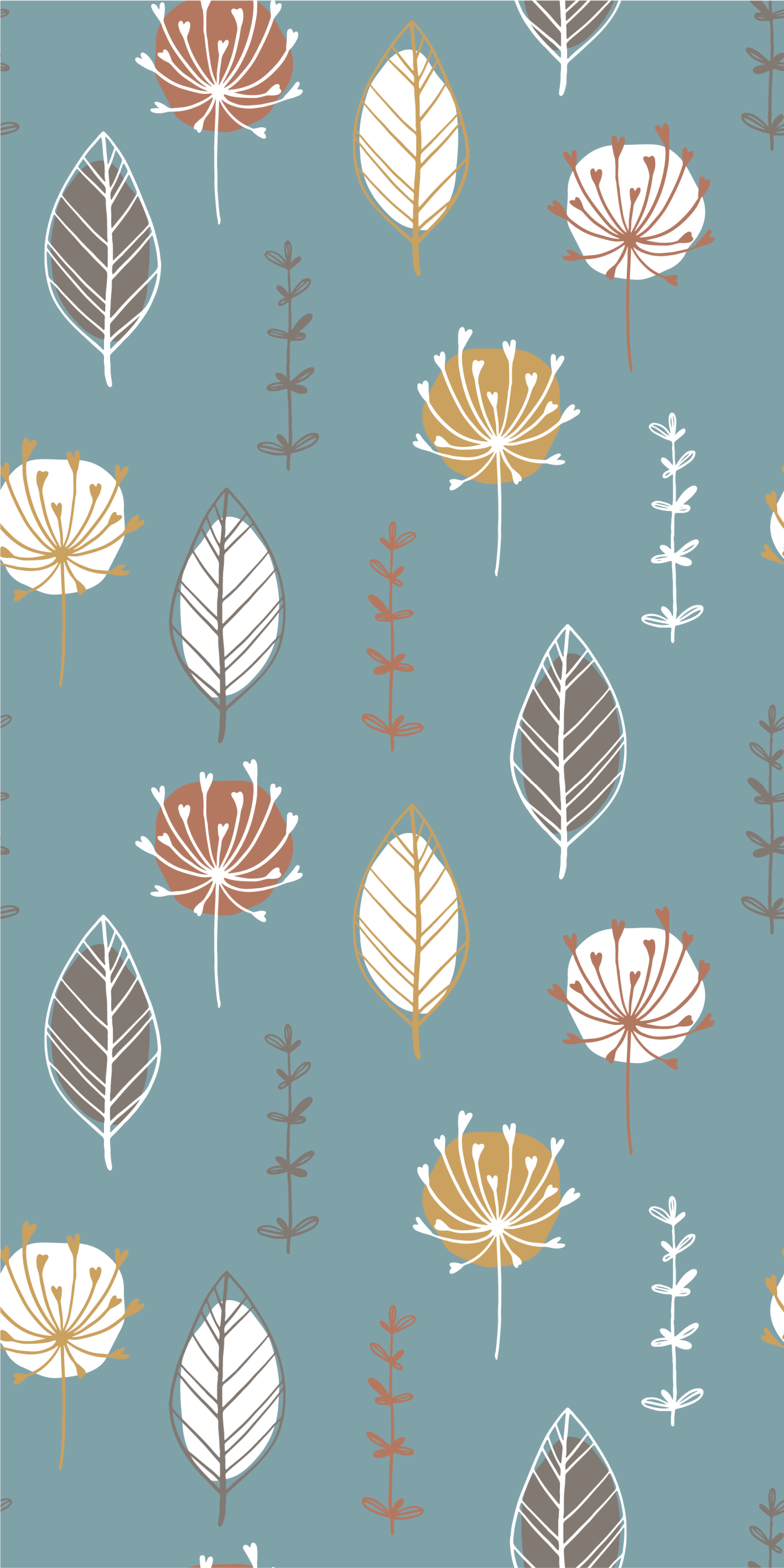 Vinyl vloerkleed keuken nordic park - TenStickers