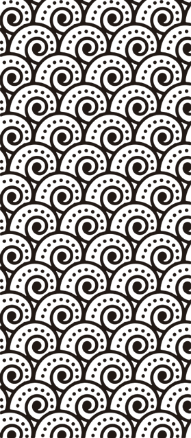 Vinyl vloerkleed badkamer tsunami effect - TenStickers