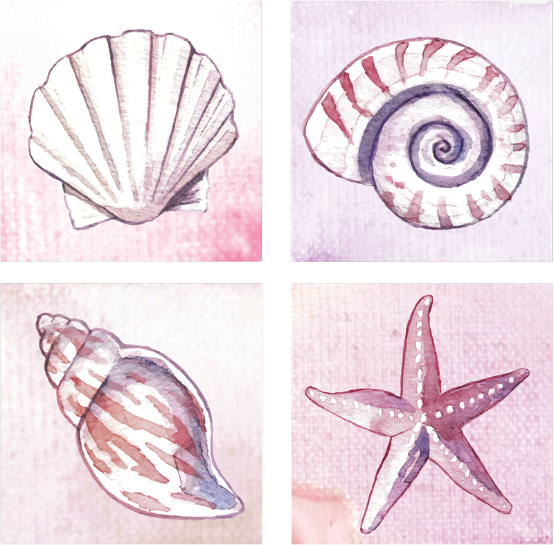 Vinyl vloerkleed badkamer zeeleven tegels - TenStickers