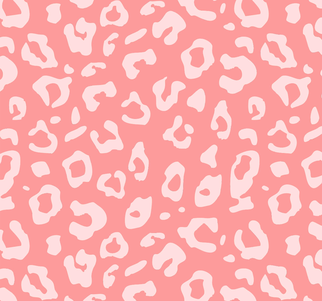 Vinyl tapijt dierenprint roze luipaardtextuur - TenStickers