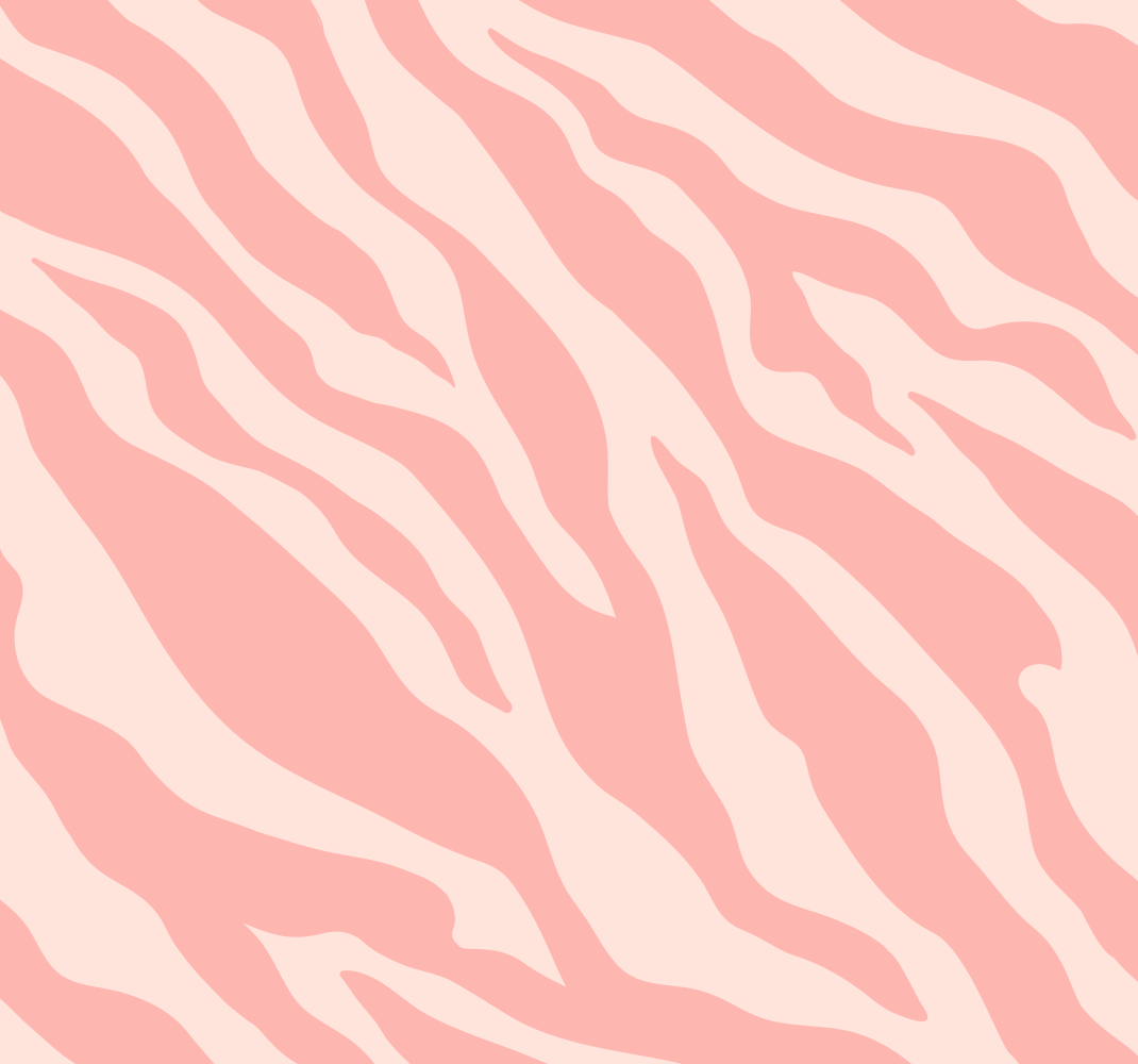 Vinyl tapijt dierenprint roze zebra print - TenStickers