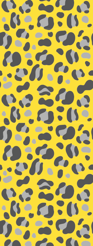 Vinyl tapijt dierenprint pantone luipaardprint - TenStickers