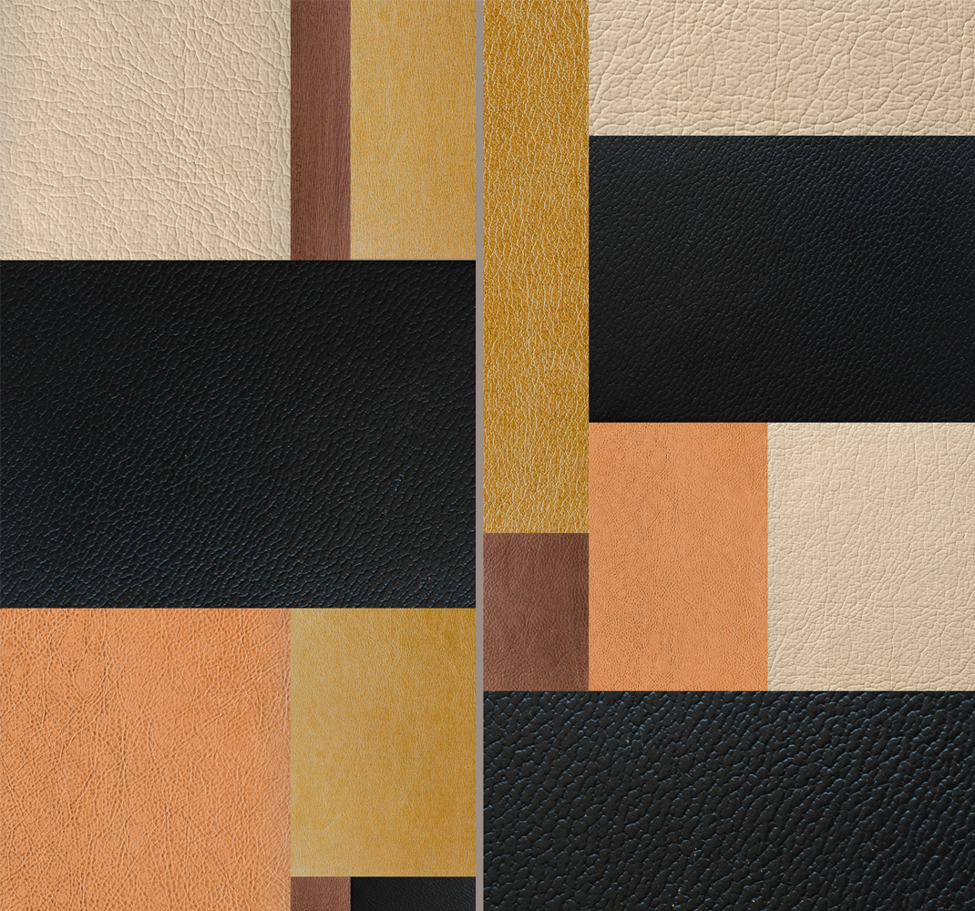 Vinyl tapijt geometrisch met textuur blokken - TenStickers