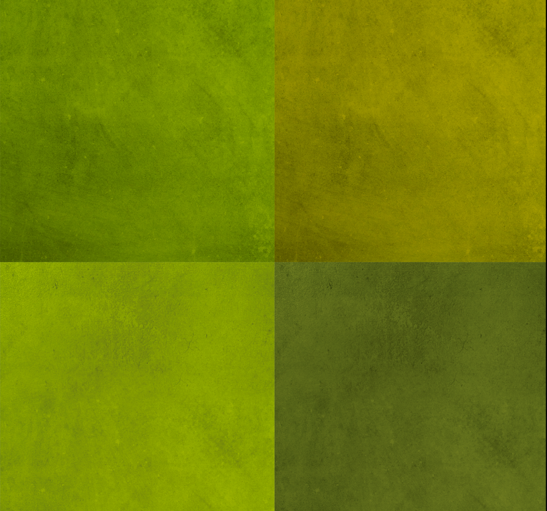 Vinyl tapijt geometrisch moderne groene vierkanten - TenStickers