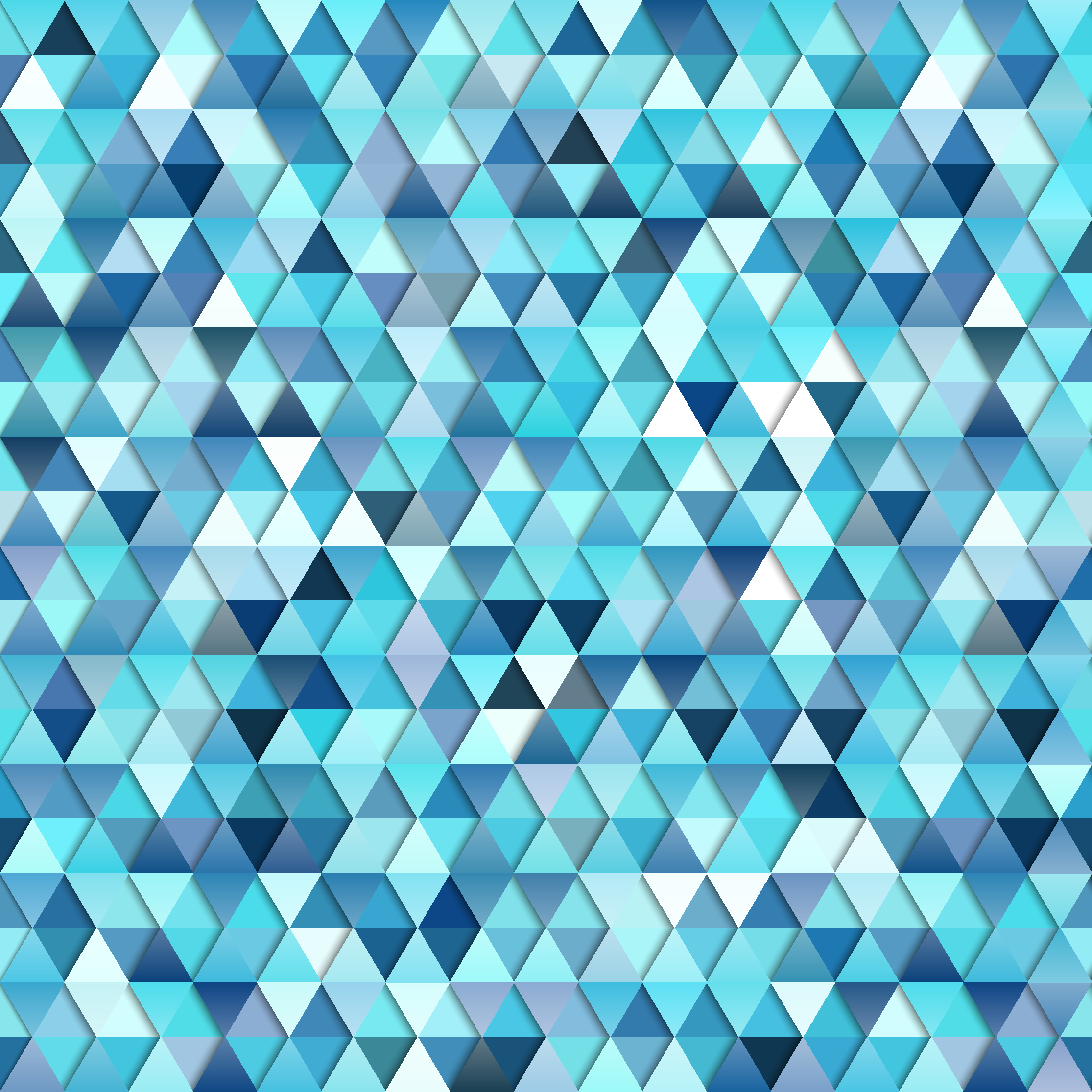 Vinyl tapijt geometrisch blauwe abstractie - TenStickers