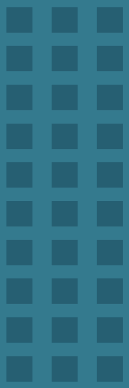 Vinyl tapijt geometrisch blauw patroon met vierkanten - TenStickers