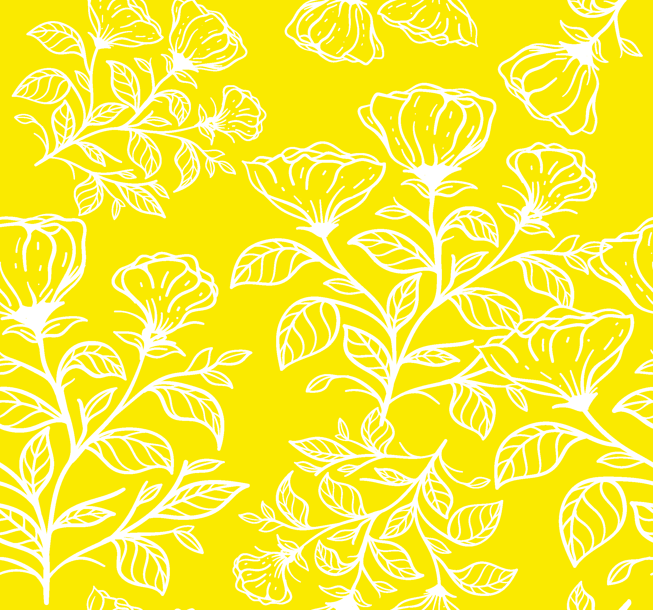 Vinyl tapijt slaapkamer bloemenpatroon - TenStickers