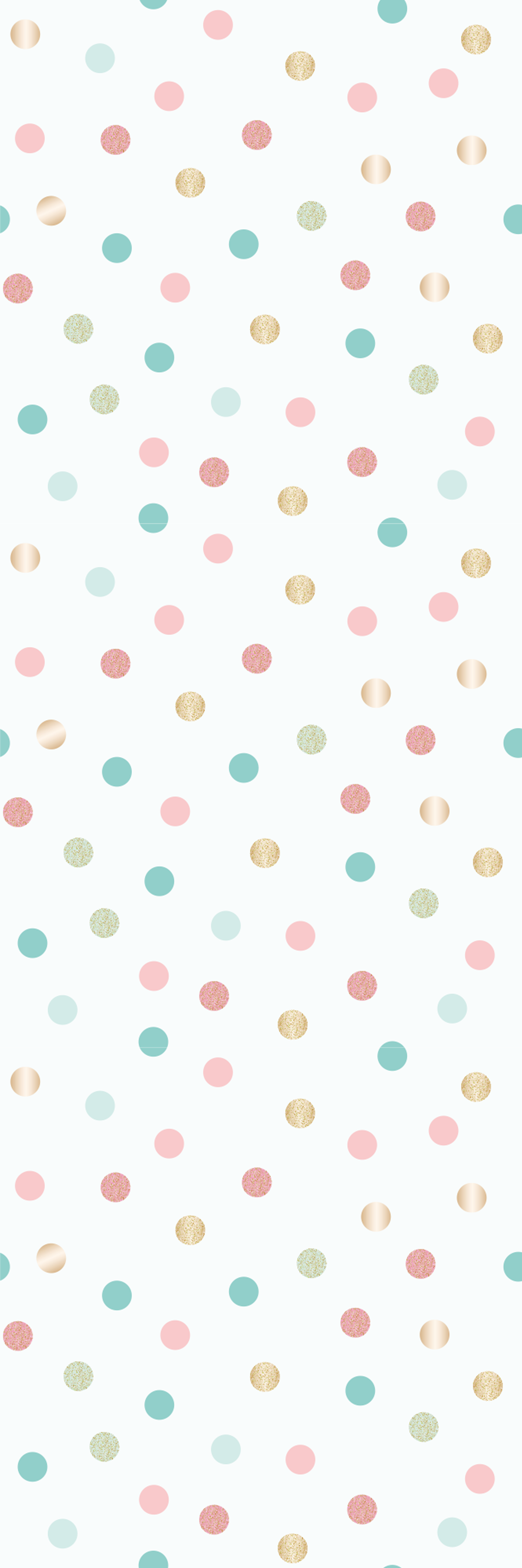 Vinyl tapijt slaapkamer glitter confetti stippen patroon - TenStickers