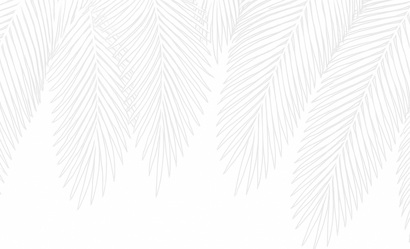 Vinyl tapijt slaapkamer neutral palm - TenStickers